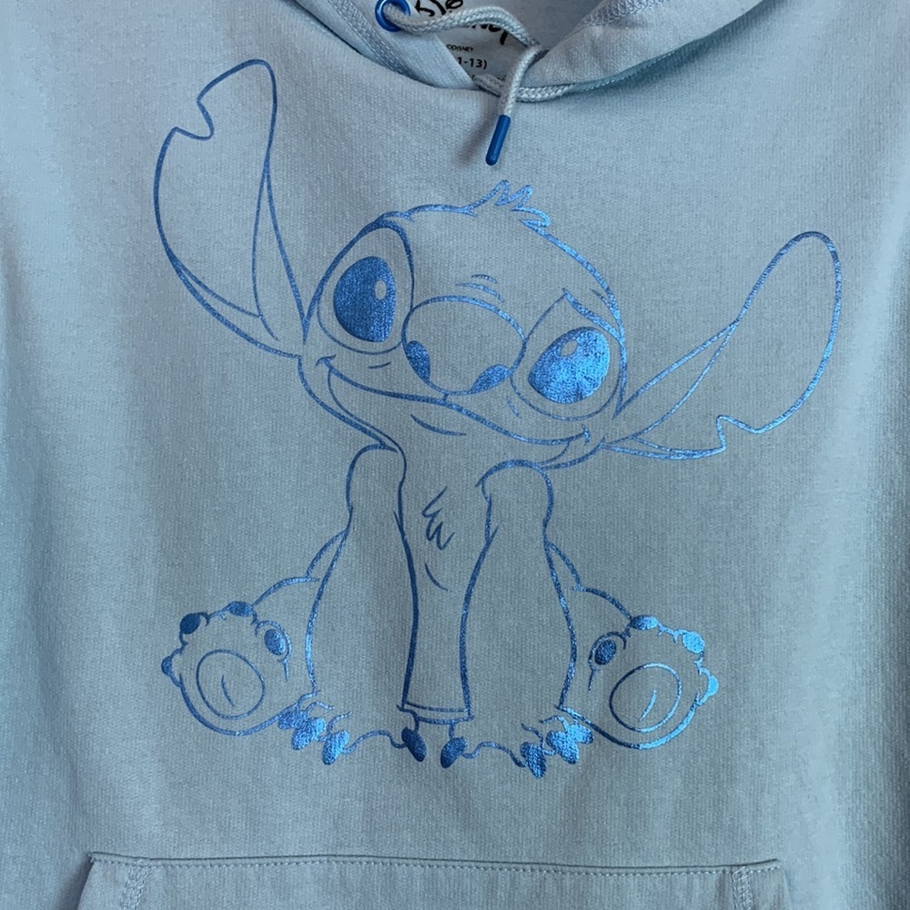 Disney Hoodie Junior’s Sz Large 11/13 Cotton Blend Obama Means Family Sweater - Picture 2 of 5